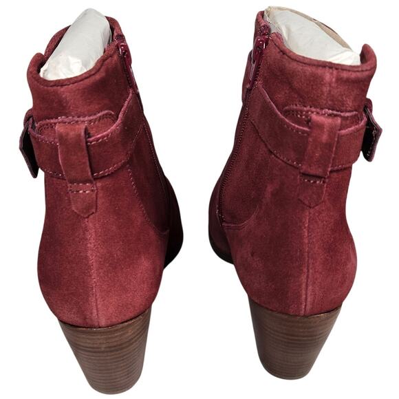 Diba Sleek Burgundy Suede‎ Bootie 10 NWT - Picture 5 of 10